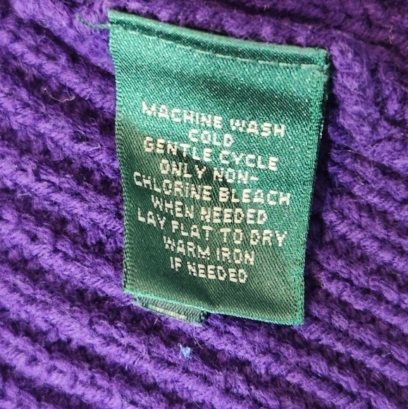 Lauren Ralph Lauren Knit Cardigan Sweater Tunic, Size Small - Picture 12 of 12